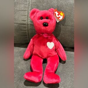 RARE Valentina beanie baby - WITH ERRORS